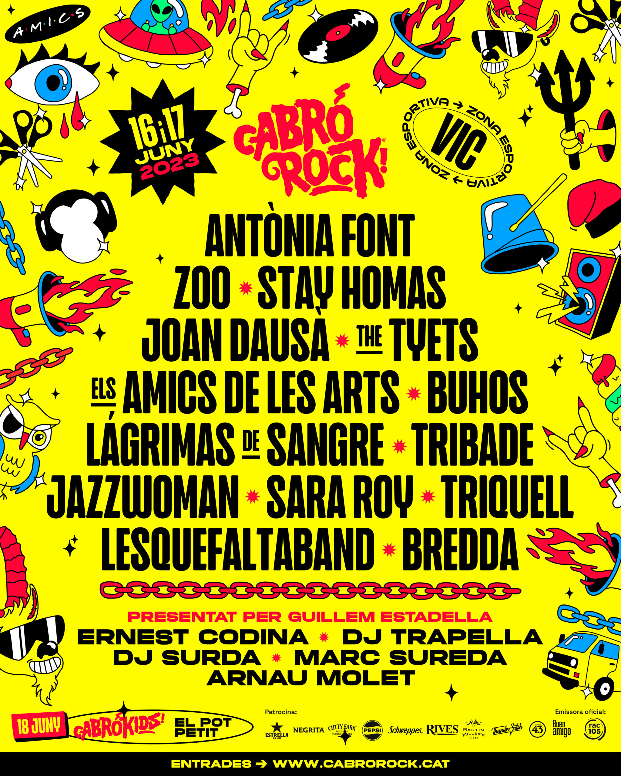 Imatge cartell Cabrórock 2023